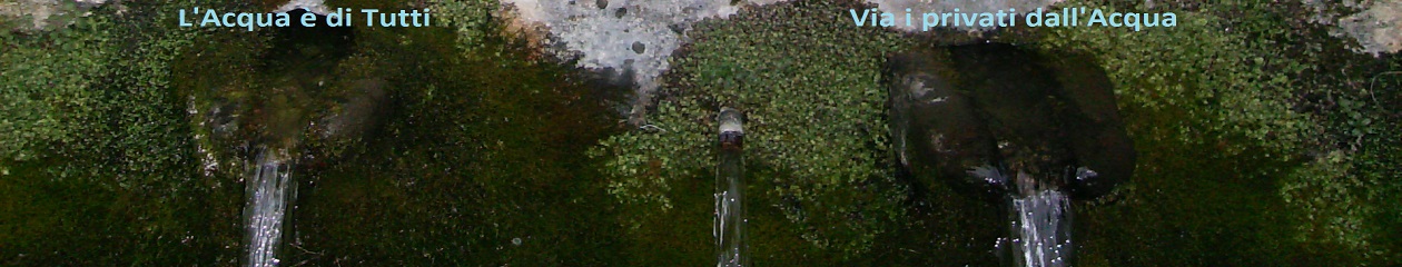 Forum Toscano Dei Movimenti Per L'Acqua